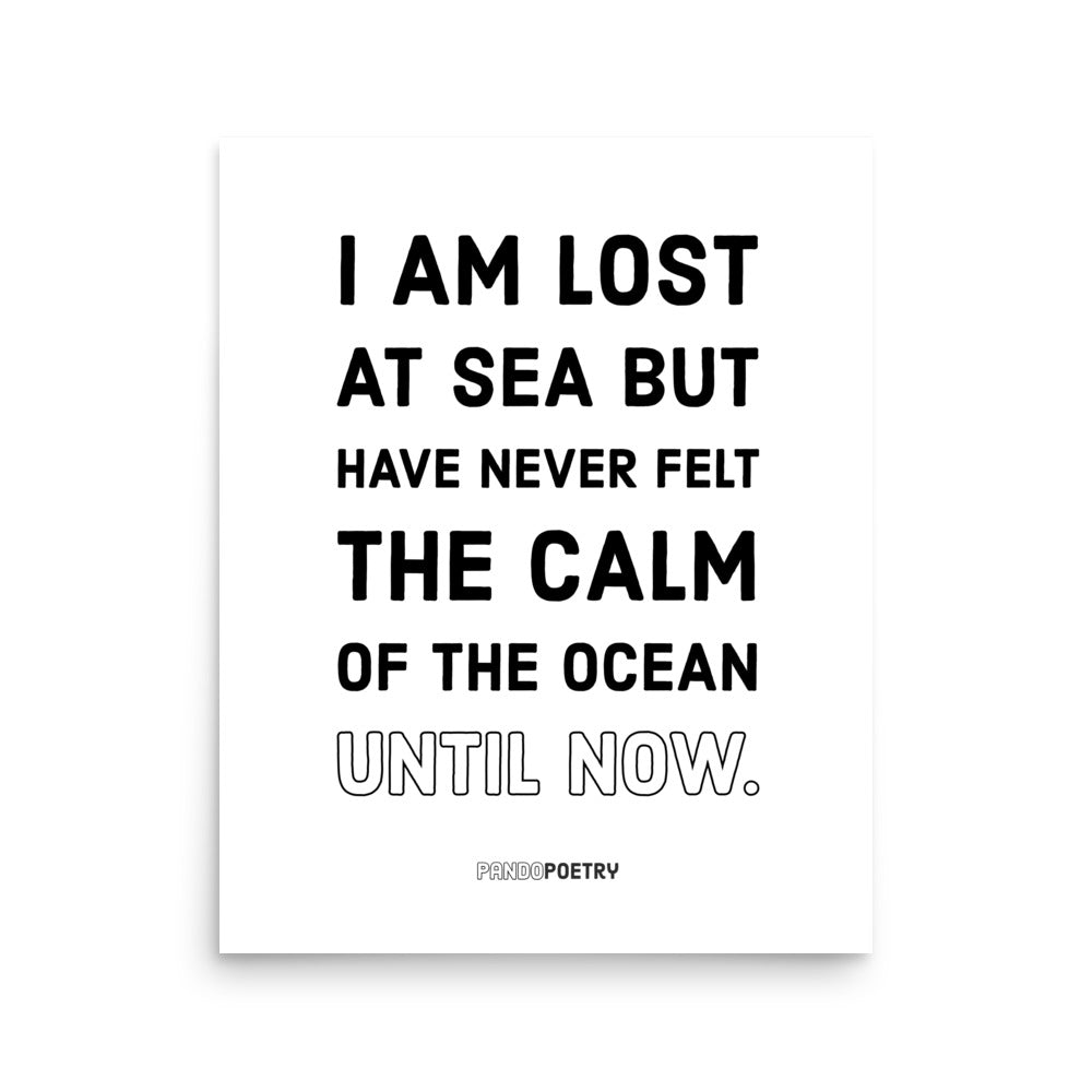 Lost at Sea Print