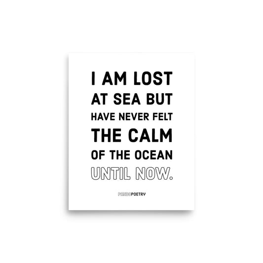 Lost at Sea Print