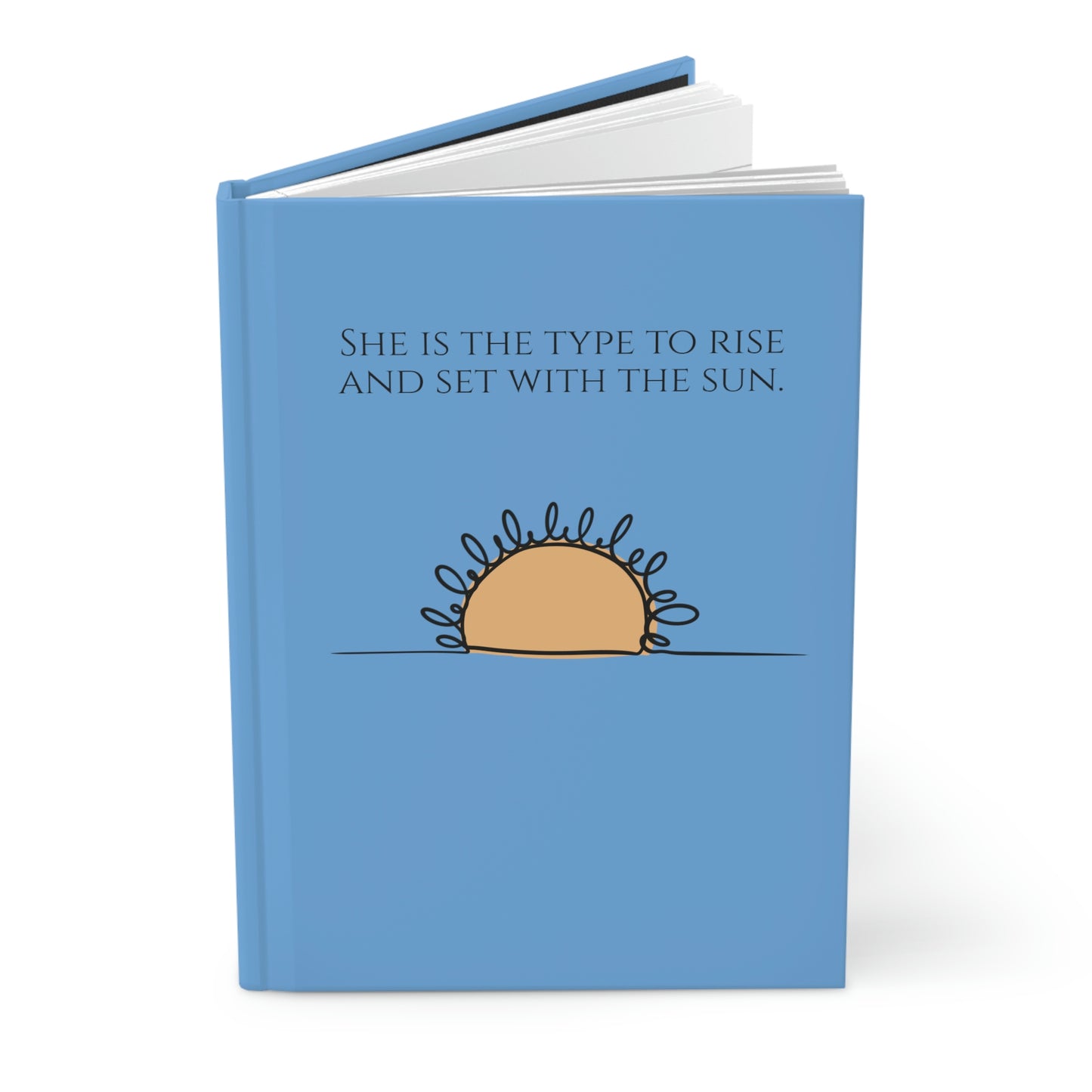 She Rises With The Sun Hardcover Matte Journal