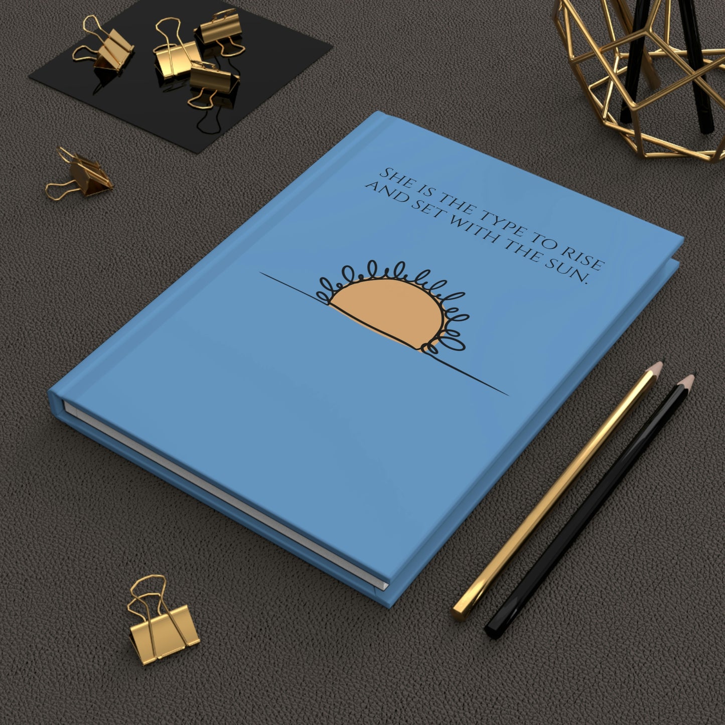 She Rises With The Sun Hardcover Matte Journal